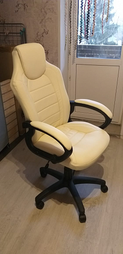 Компьютерное кресло Kadis коричневое / бежевое фото покупателя 13